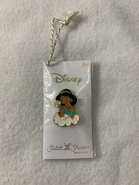 Disney Loungefly Stitch Shoppe Pin Princess Jasmine Aladdin New